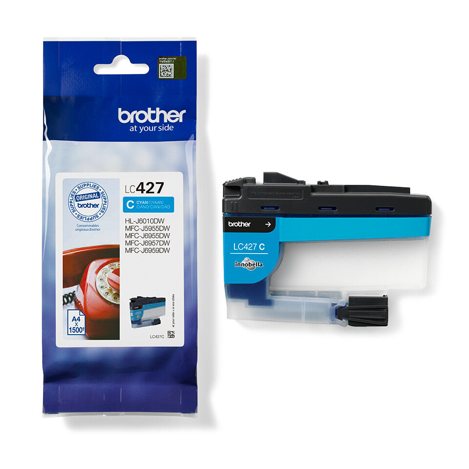 Brother LC427C bläckpatroner 1 styck Original Cyan