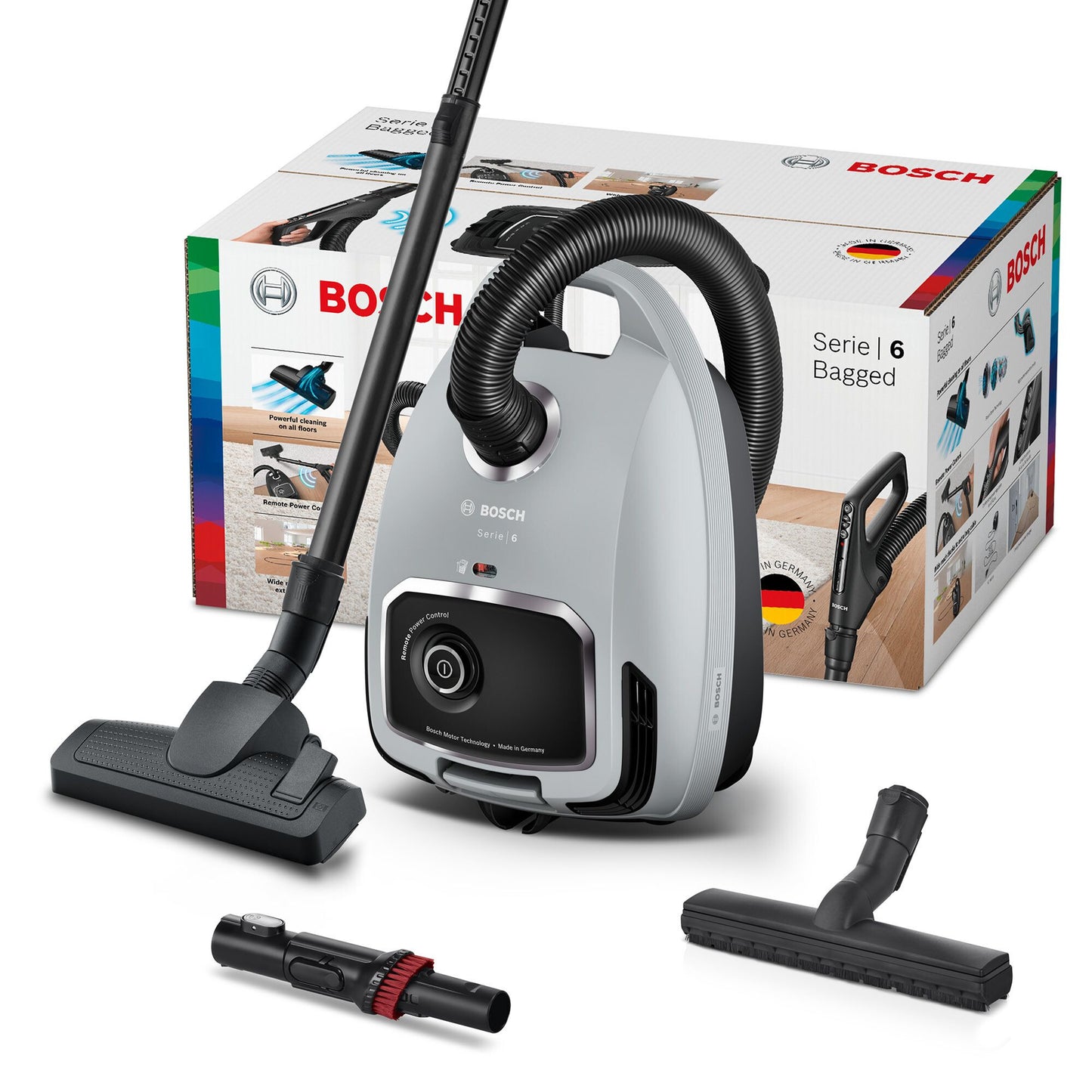 Bosch Serie 6 BGB6X330 dammsugare Cylinderdammsugare Torr 600 W Dammpåse