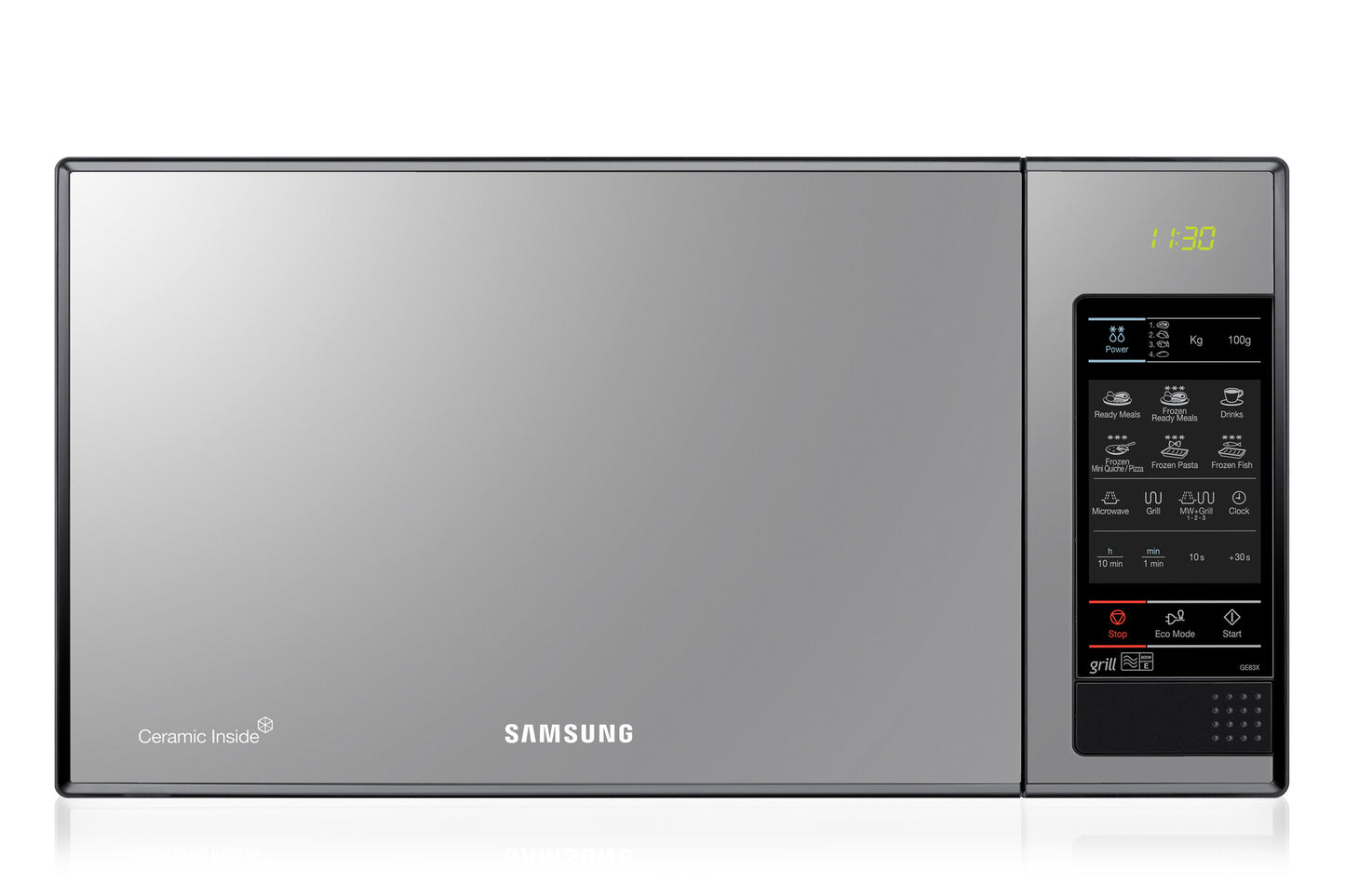Samsung GE83X mikrovågsugn Silver Grillmikrovågsugn Bänkdiskmaskin 23 l 800 W