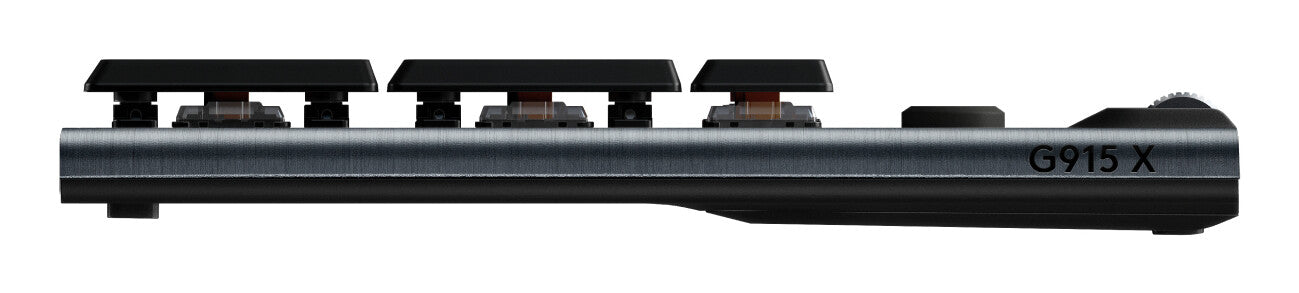 Logitech G G915 X LIGHTSPEED tangentbord Spela USB + RF Wireless + Bluetooth QWERTY Dansk, Finsk, Norsk, Svensk Svart