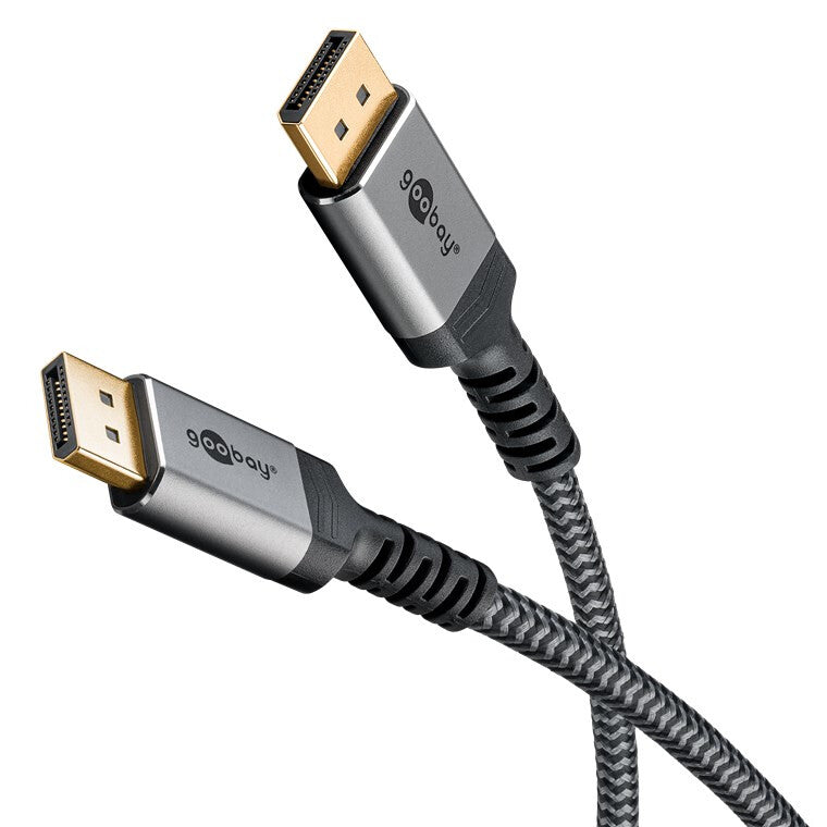 Goobay 65268 DisplayPort-kabel 1 m HDMI Grå