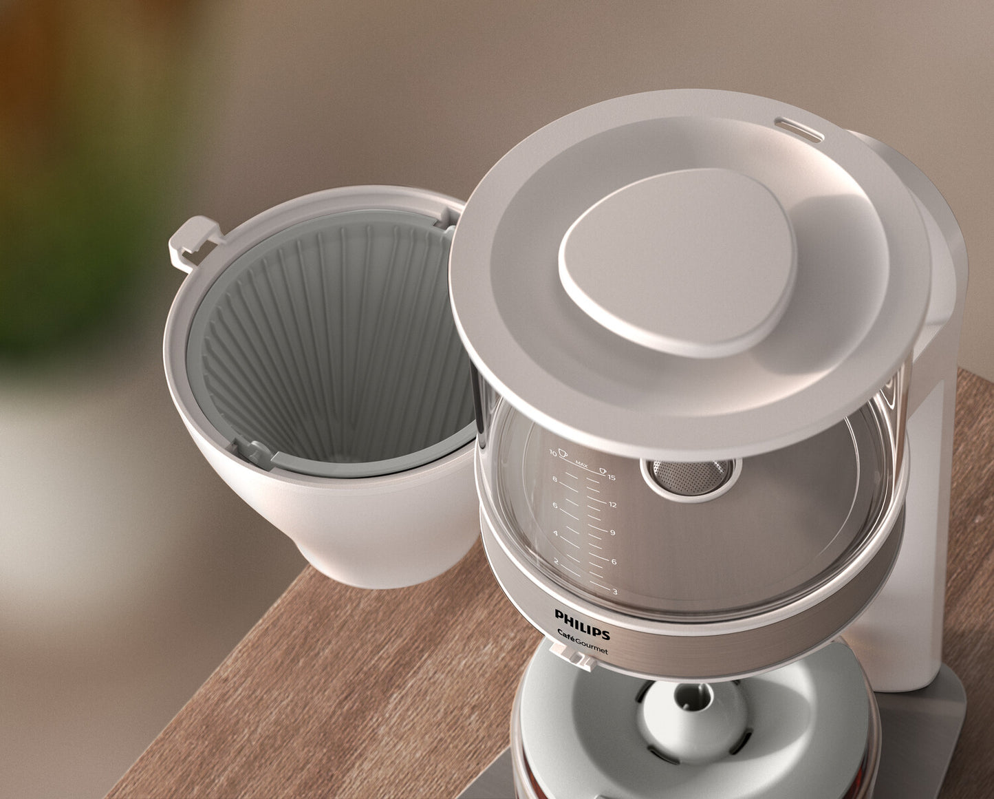 Philips Café Gourmet HD5416/00 kaffemaskin Espressomaskin 1,25 l