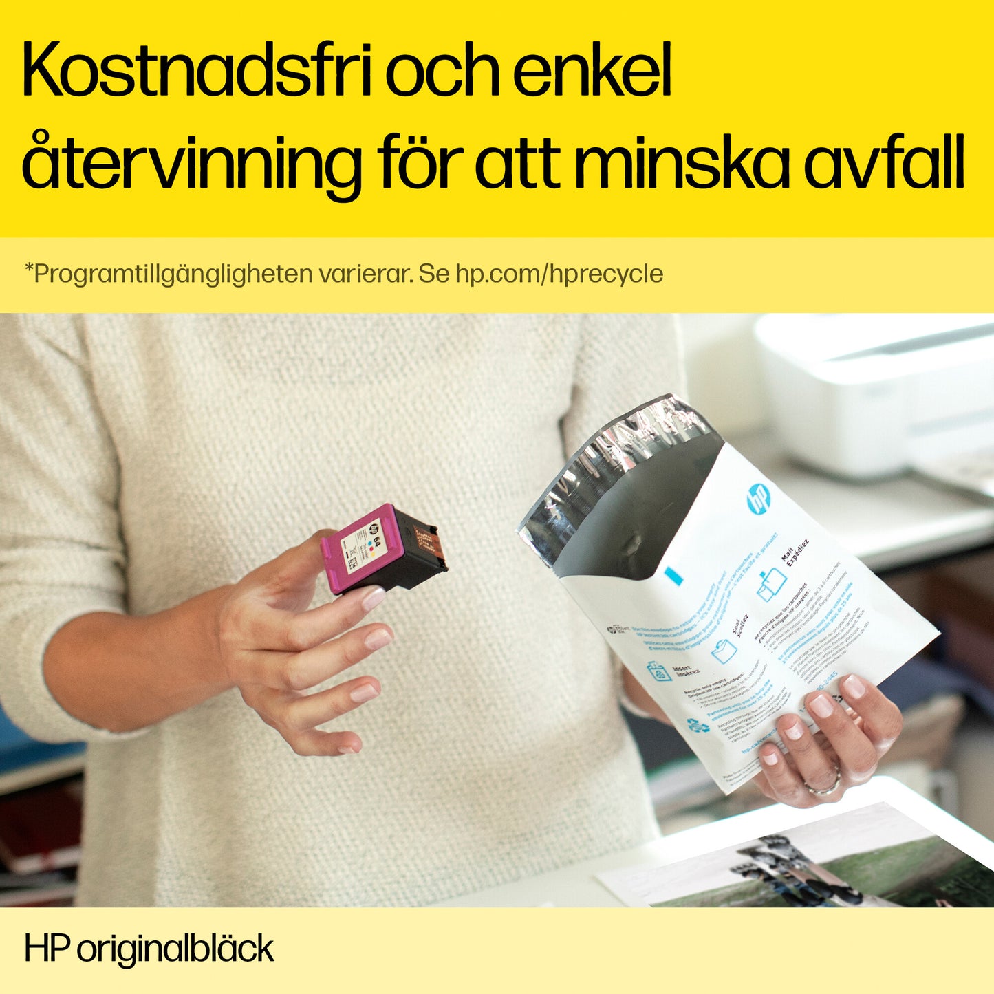 HP 747 300-ml, kromatiskt blått, Designjet-bläckpatron