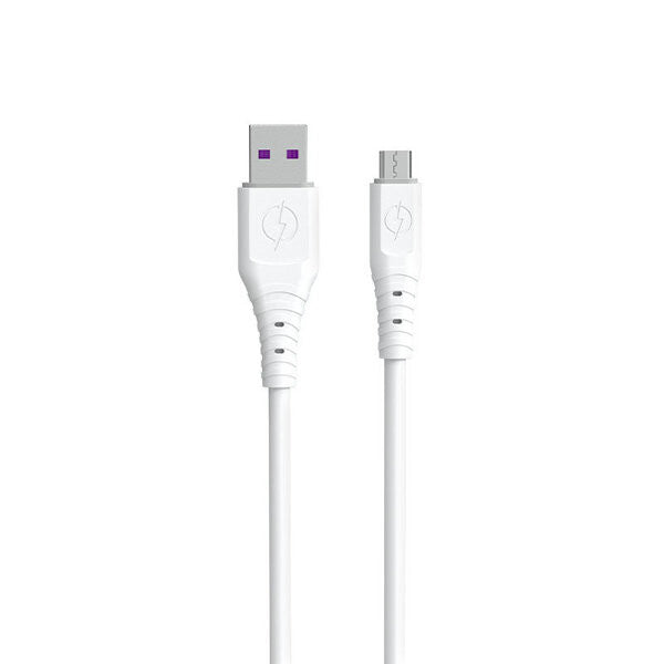 DUDAO cable USB - micro 6A 1 m white TGL3M - Kabel - Digital/Daten USB-kablar USB A Micro-USB A Vit