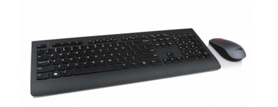 Lenovo 4X30H56824 tangentbord Mus inkluderad Universal RF Trådlös QWERTY Finsk, Svensk Svart