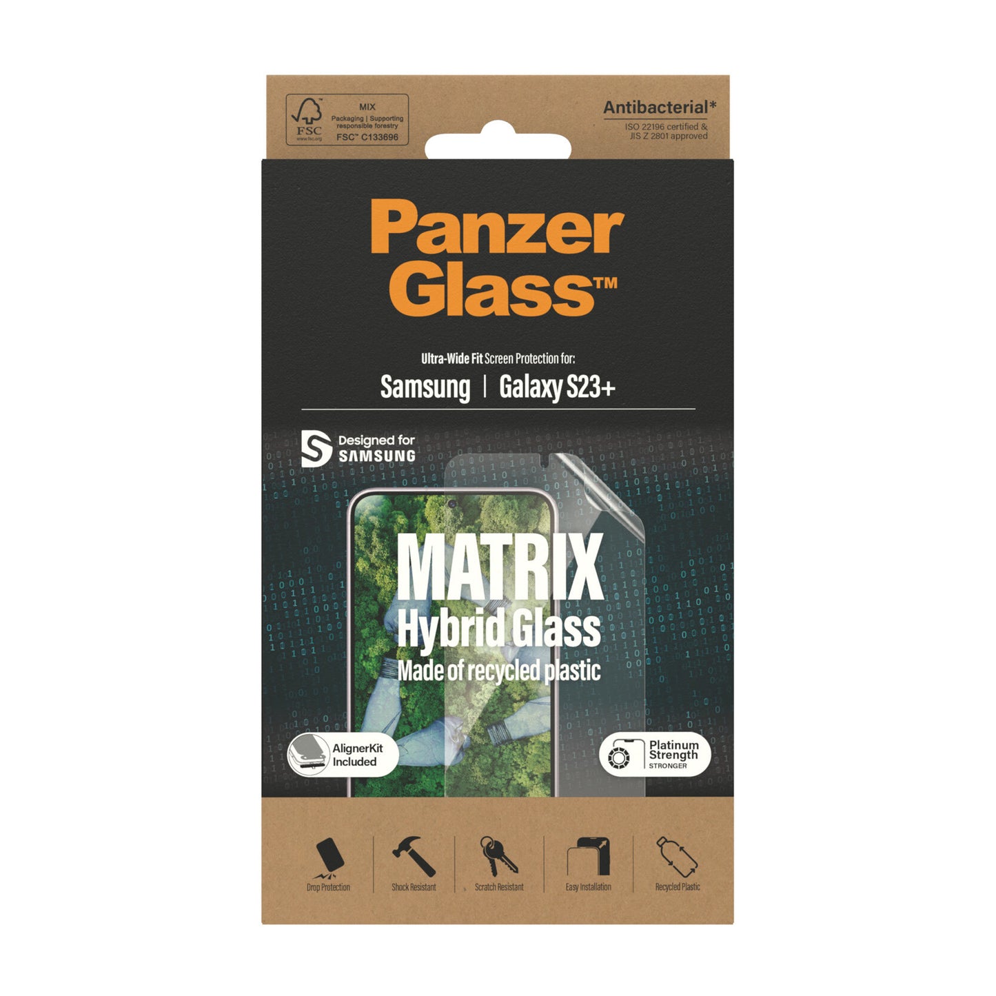 PanzerGlass Samsung Galaxy S+ 2023 UWF PET AB wA Genomskinligt skärmskydd 1 styck