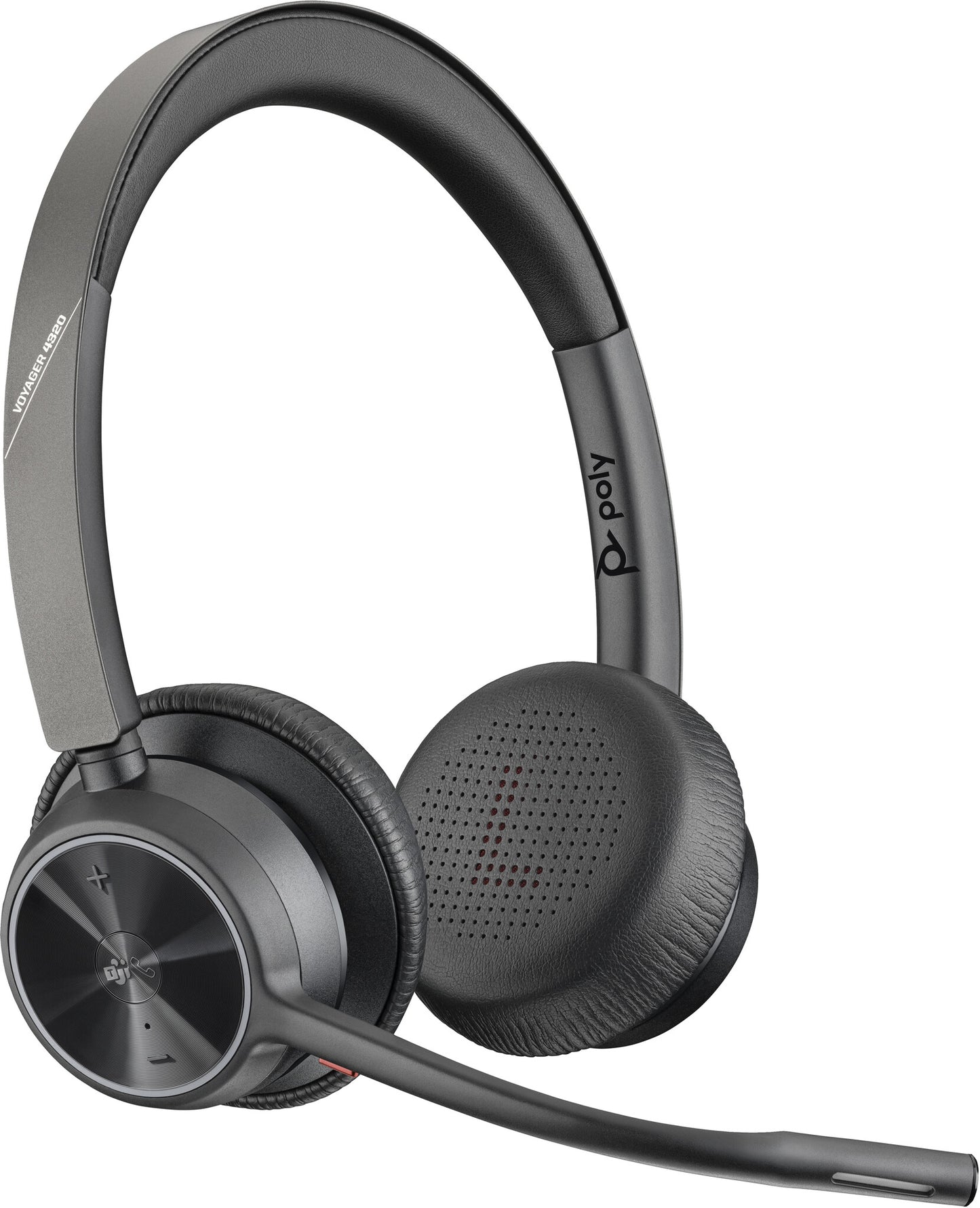 POLY Voyager 4320-M Microsoft Teams Certified Headset +BT700-dongel +laddningsställ