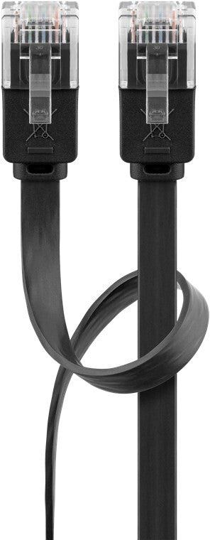 Goobay 95379 nätverkskablar Svart 0,5 m Cat6 U/UTP (UTP)