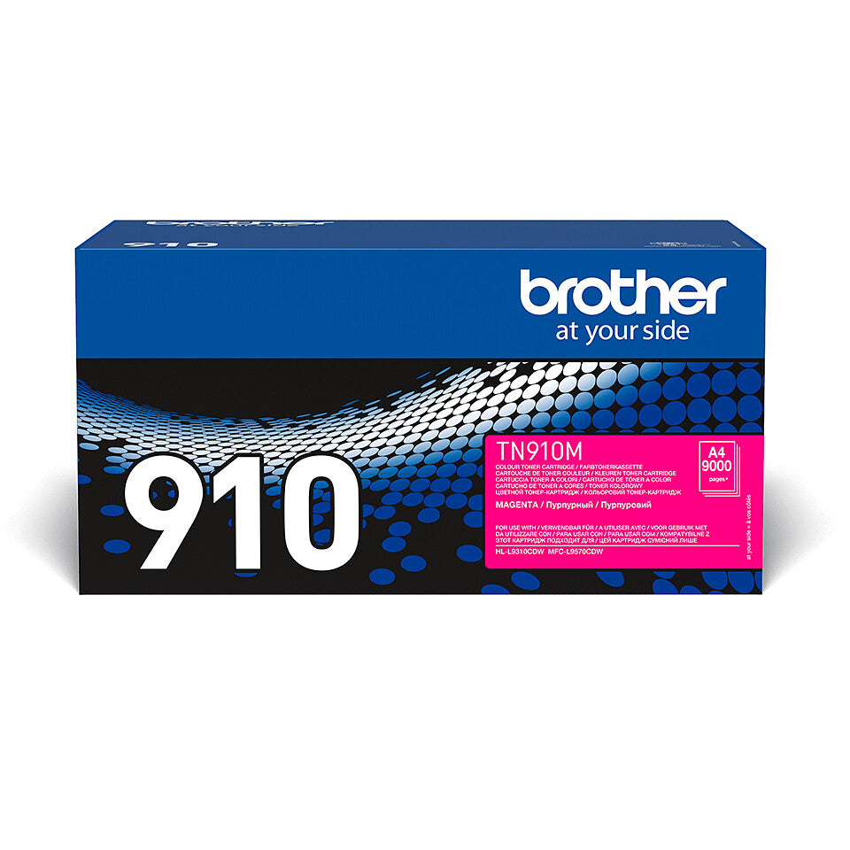 Brother TN-910M Tonerkassett 1 styck Original Magenta
