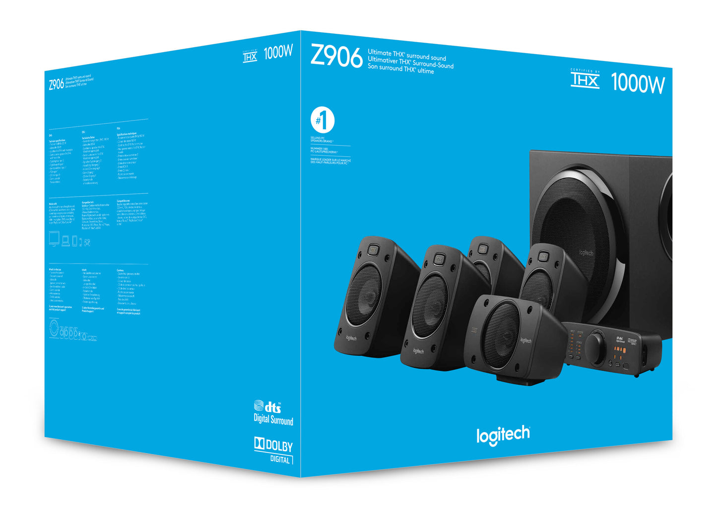 Logitech 980-000468 mikrofonset 500 W Universal Svart 5.1 kanaler 67 W
