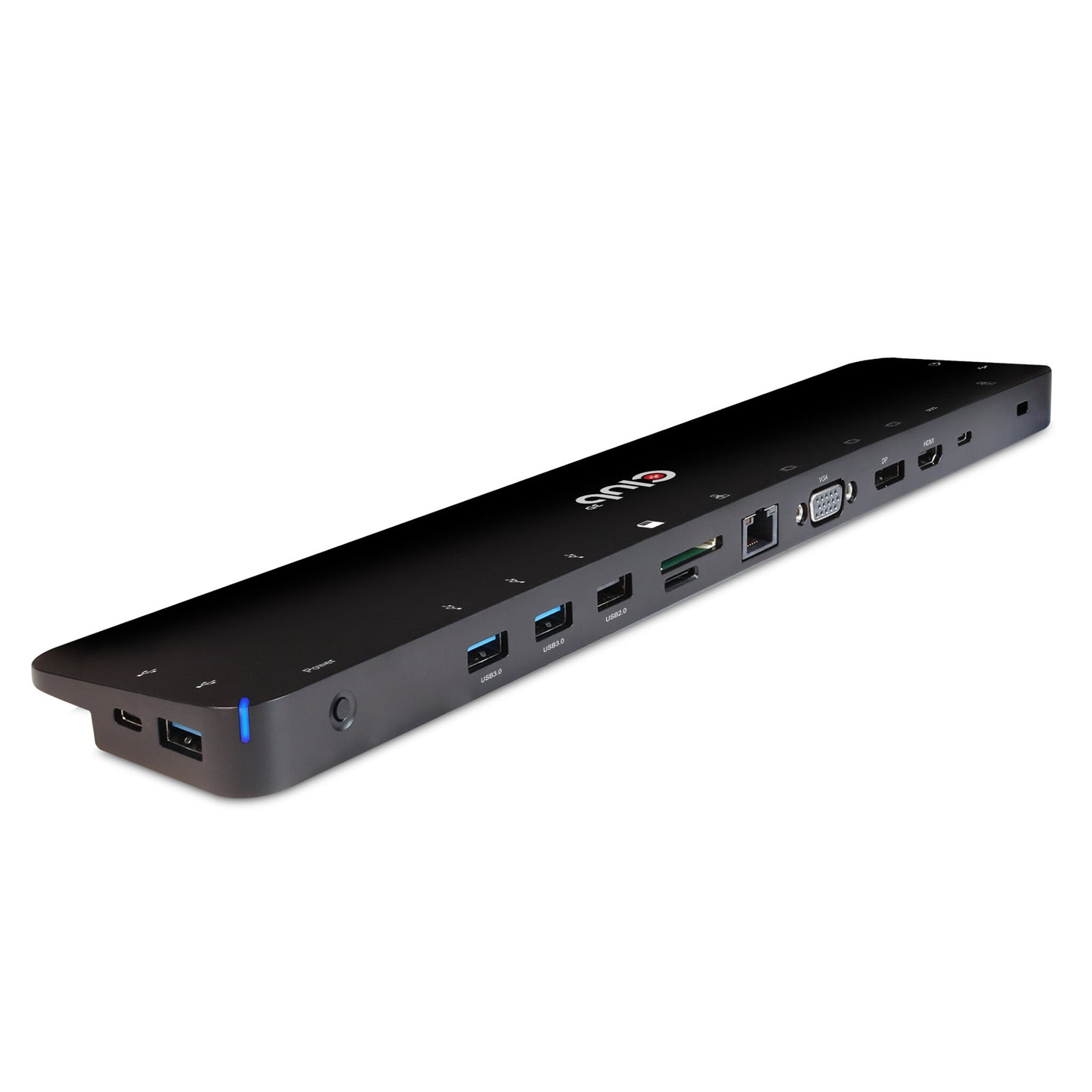 CLUB3D CSV-1564W100 dockningsstationer för bärbara datorer Dockning USB 3.2 Gen 1 (3.1 Gen 1) Type-C Svart