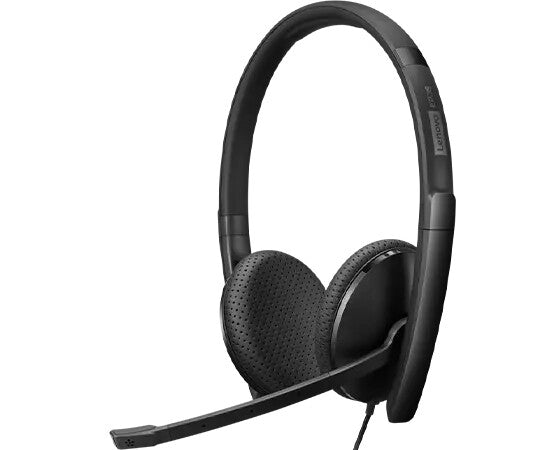Lenovo 4XD1M39028 hörlur och headset Kabel Huvudband USB Type-C Svart