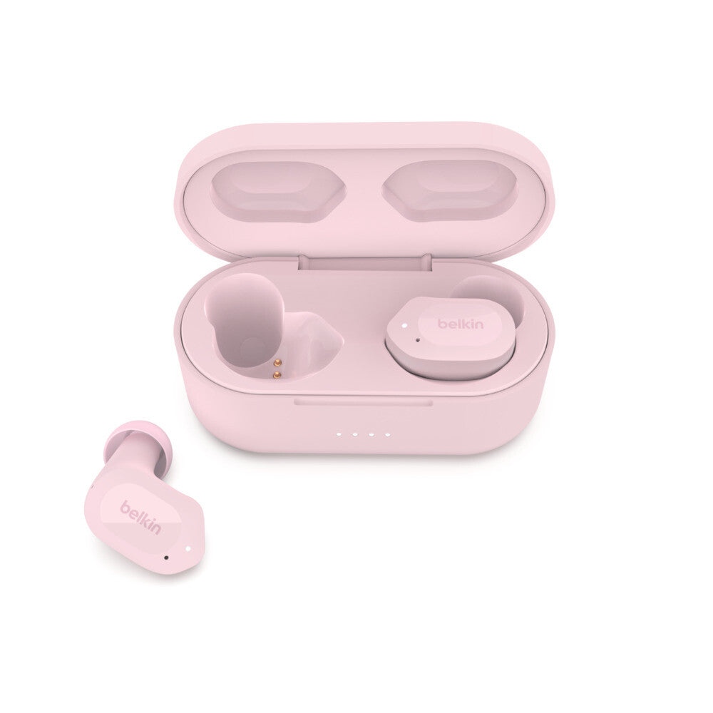Belkin SOUNDFORM Play Headset True Wireless Stereo (TWS) I öra Bluetooth Rosa