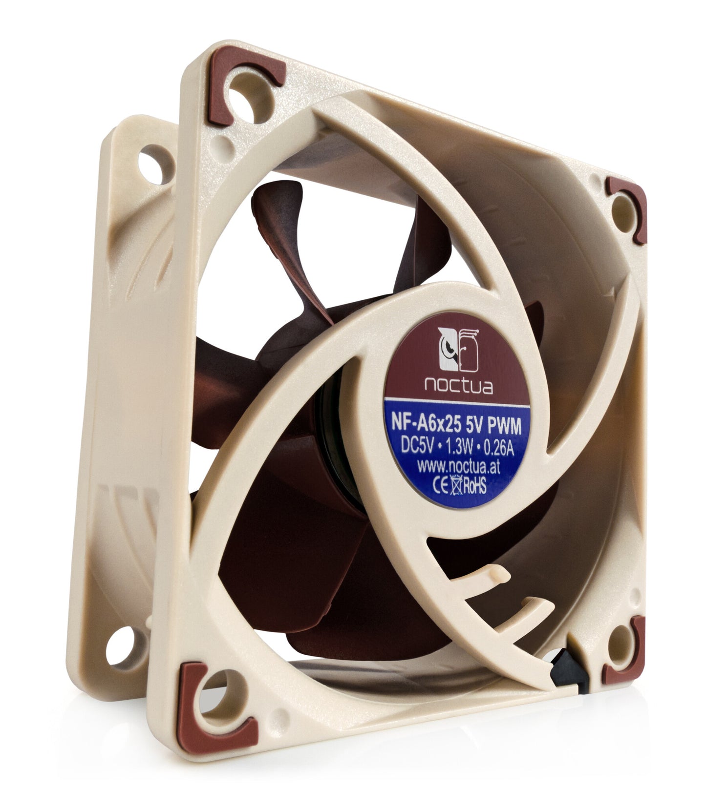 Noctua NF-A6x25 5V PWM Datorväska Fan 6 cm Beige