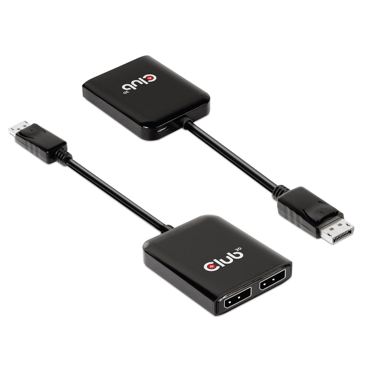 CLUB3D CSV-7220 videokabeladapter 1 m DisplayPort HDMI + DisplayPort Grå