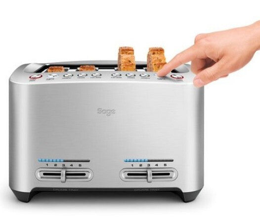 Sage the Smart Toast 4 5 4 skivor Silver