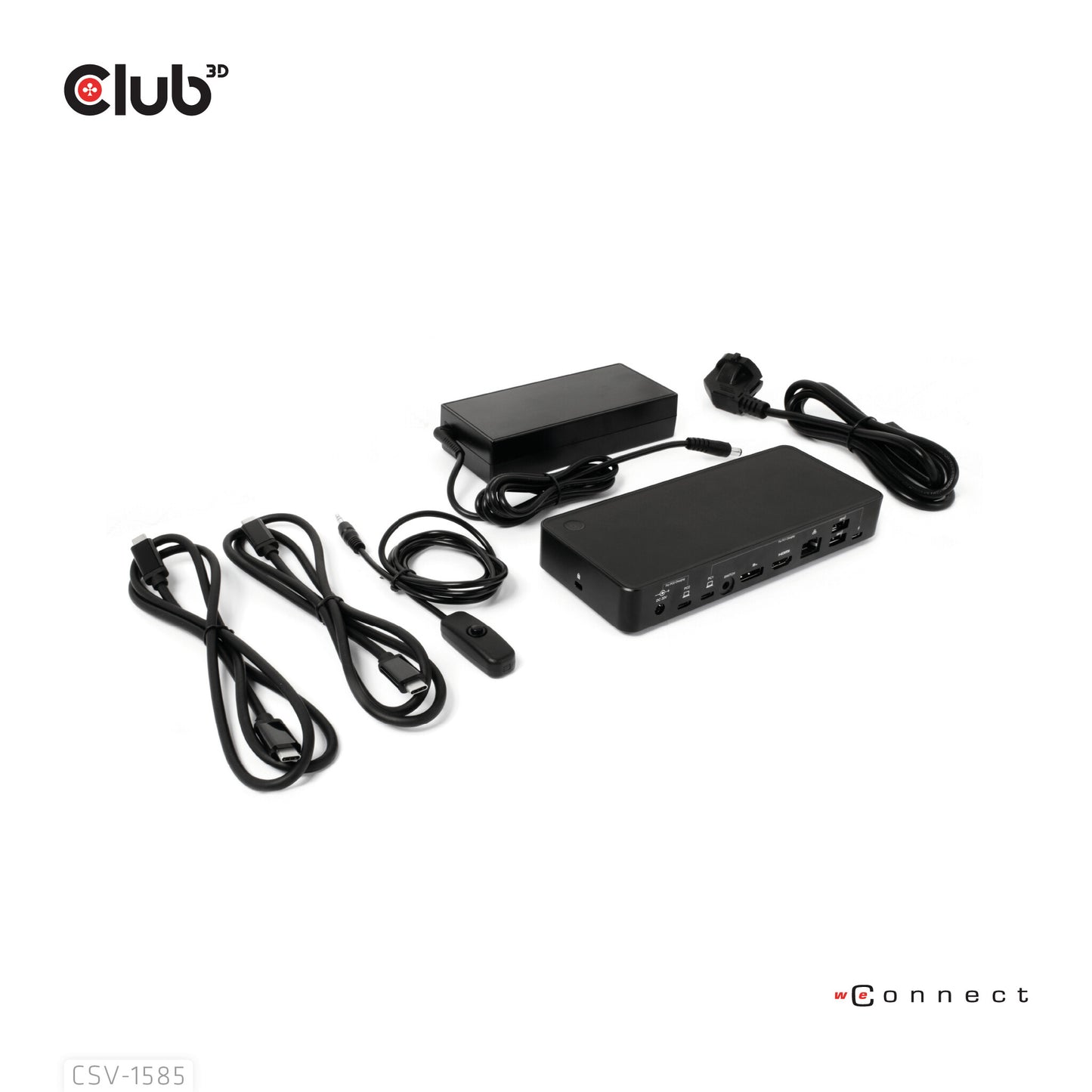 CLUB3D CSV-1585 KVM-switchar Svart