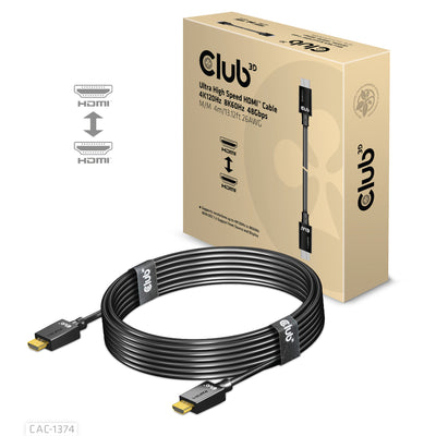 CLUB3D CAC-1374 HDMI-kabel 4 m HDMI Typ A (standard) Svart