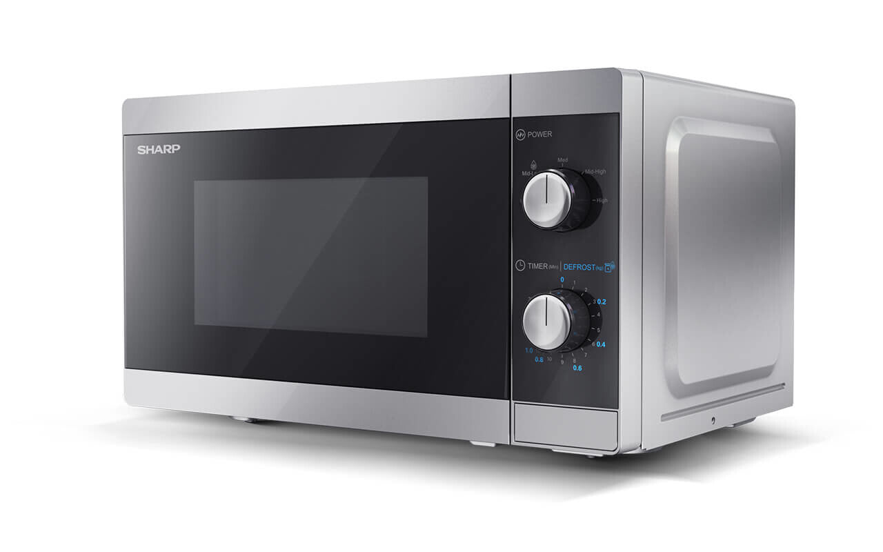 Sharp Home Appliances YC-MS01E-S mikrovågsugn Enbart mikrovågsugn Bänkdiskmaskin 20 l 800 W