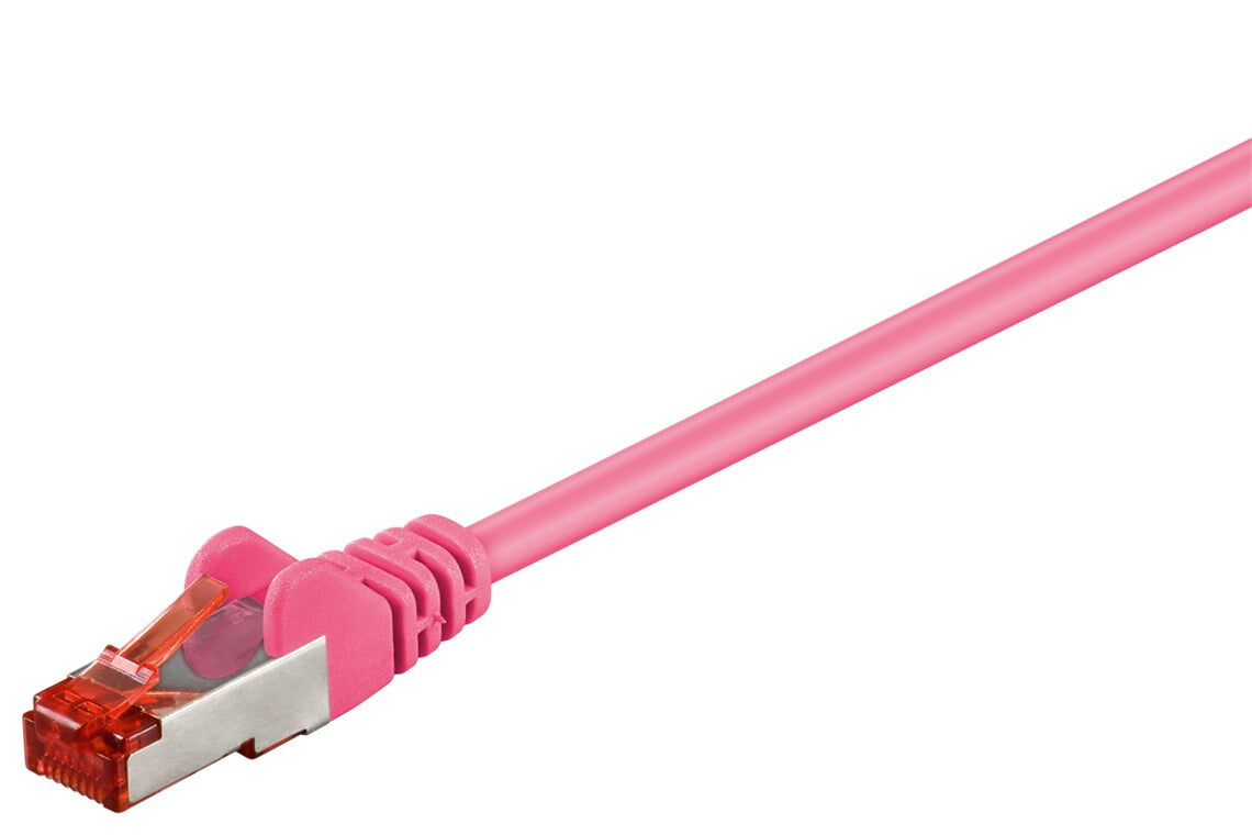 Goobay 93436 nätverkskablar Magenta 15 m Cat6 S/FTP (S-STP)