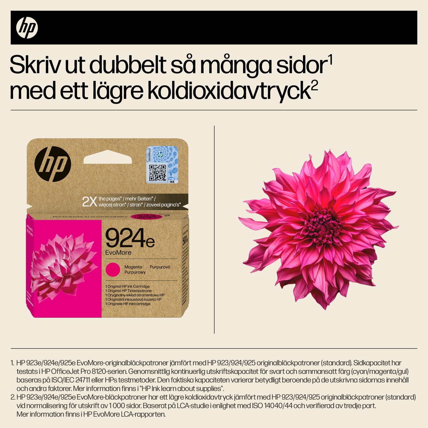 HP 924e EvoMore magenta originalbläckpatron