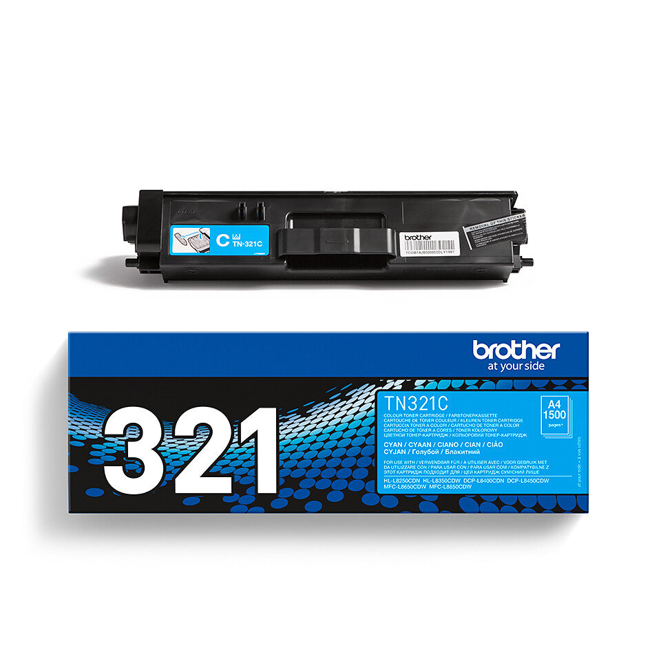 Brother TN-321C Tonerkassett 1 styck Original Cyan