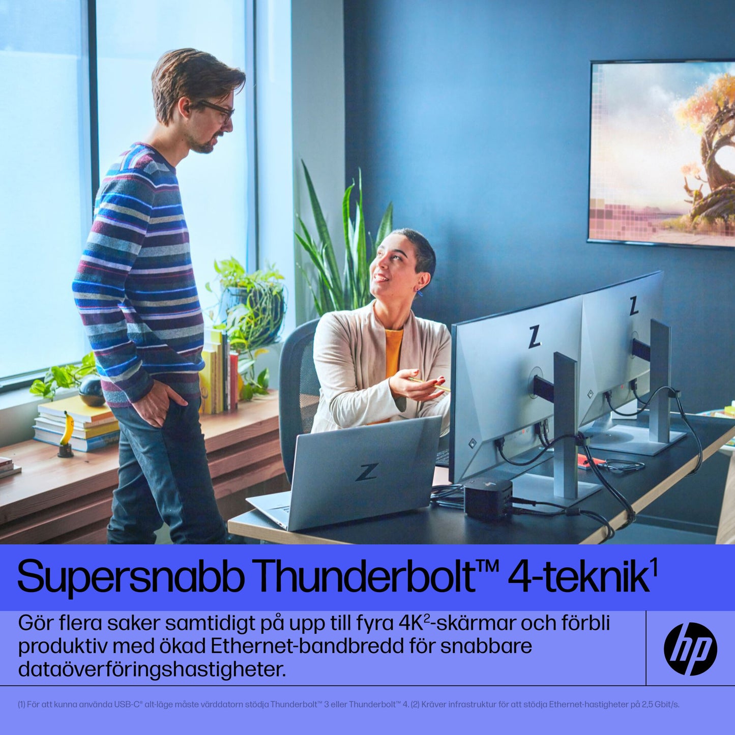 HP Thunderbolt-docka 280 W G4 med kombikabel