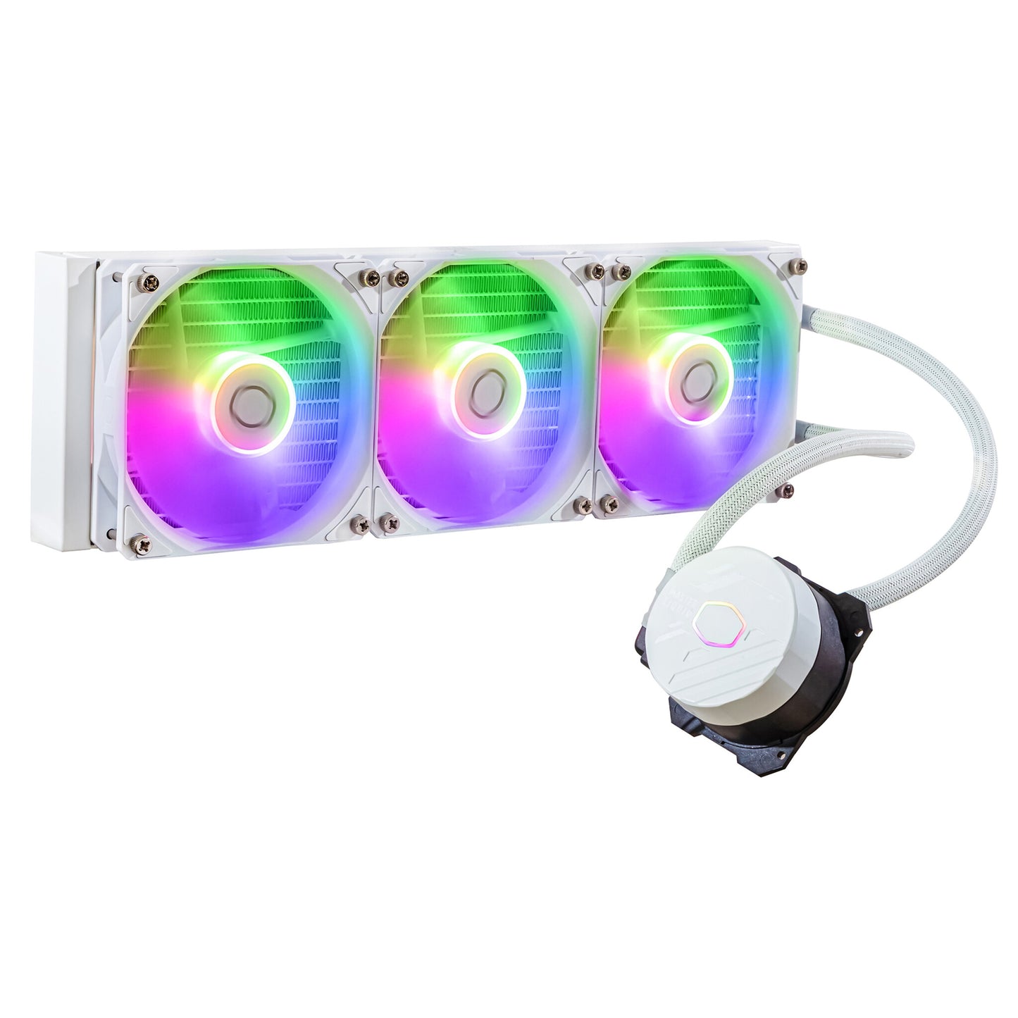 Cooler Master MasterLiquid 360L Core ARGB White Processor Vätskekylningskit 12 cm Vit