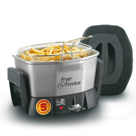 Fritel FF 1400 Single 1,5 l 1400 W Antracit, Silver