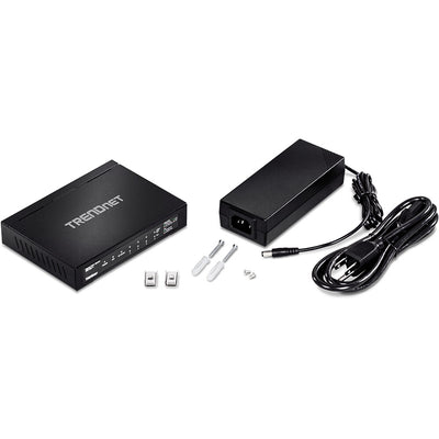 Trendnet TPE-TG611 nätverksswitchar Gigabit Ethernet (10/100/1000) Strömförsörjning via Ethernet (PoE) stöd Svart