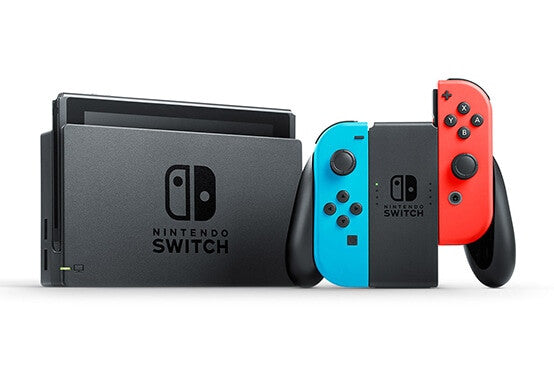Nintendo Switch V2 2019 bärbara spelkonsoller 15,8 cm (6.2") 32 GB Pekskärm Wi-Fi Svart, Blå, Röd