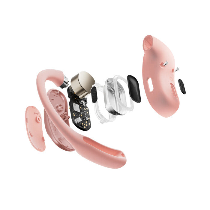 SHOKZ OpenFit Air Headset Trådlös Öronkrok Samtal/musik/sport/vardag Bluetooth Rosa