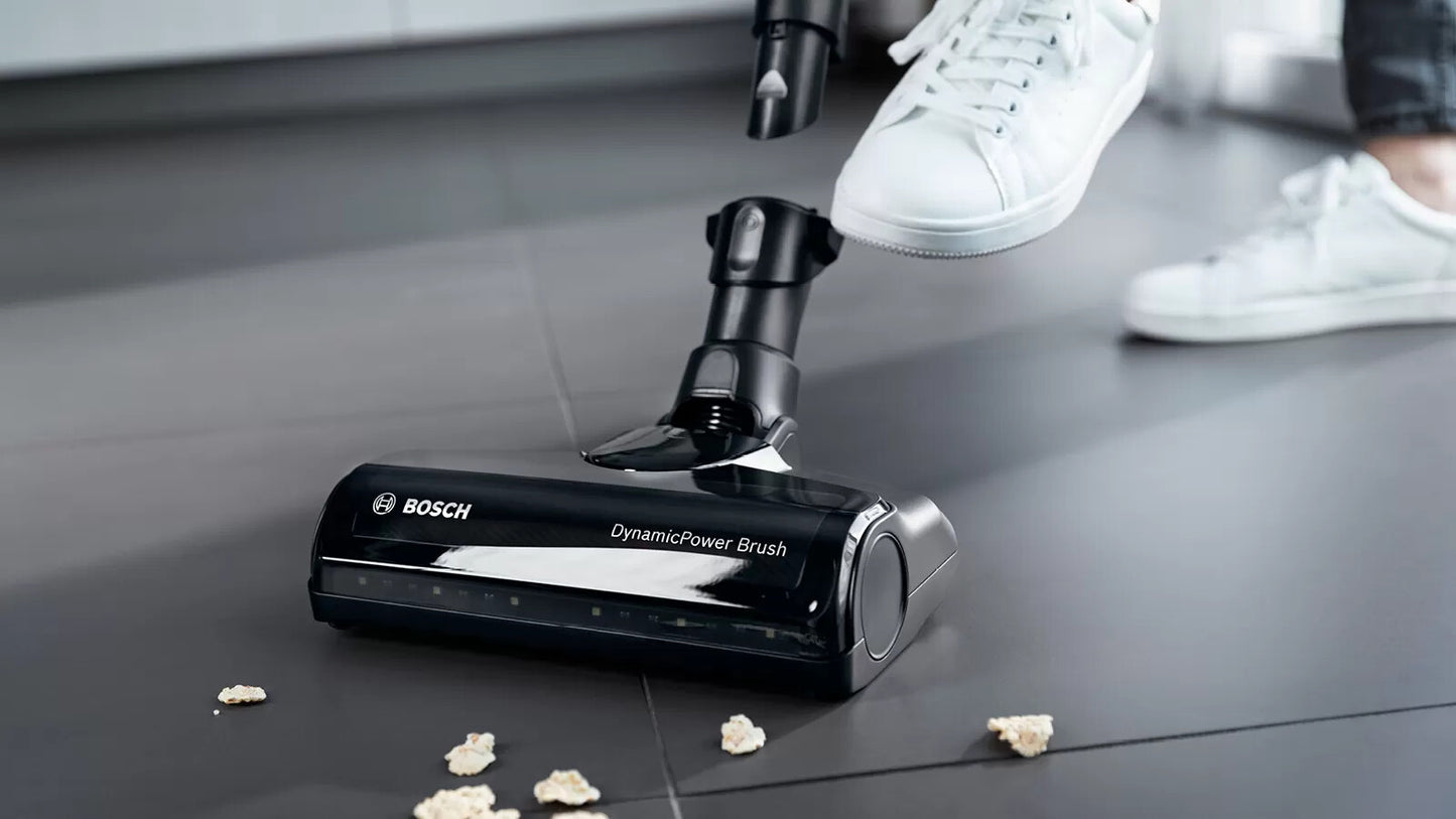 Bosch BBS712A upprättstående dammsugare och elektrisk sopborste 2-in-1 stick vacuum Batteri Torr Hygienfilter Utan påse 0,3 l grafit