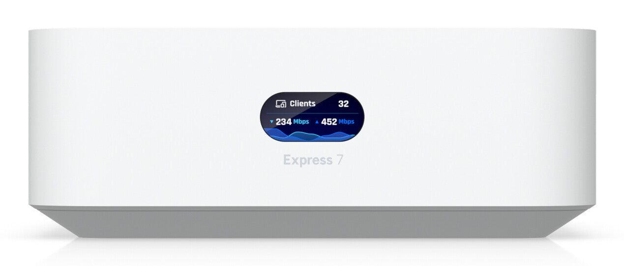 Ubiquiti UniFi Express 7 gateways & controllers 10, 100, 1000, 2500, 10000 Mbit/s