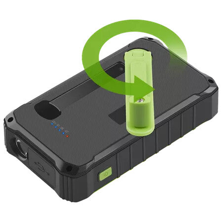 Denver PSO-10012 basstationer Litium Polymer (LiPo) 10000 mAh Svart, Ljusgrön