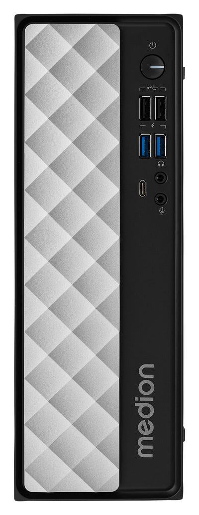 MEDION AKOYA T80 Intel® Core™ i7 i7-12650H 16 GB DDR4-SDRAM 1,02 TB SSD Windows 11 Home Mini PC Mini-PC Svart