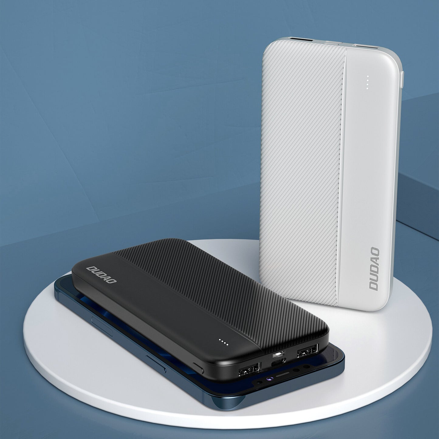DUDAO K4S 10000mAh powerbank White Vit