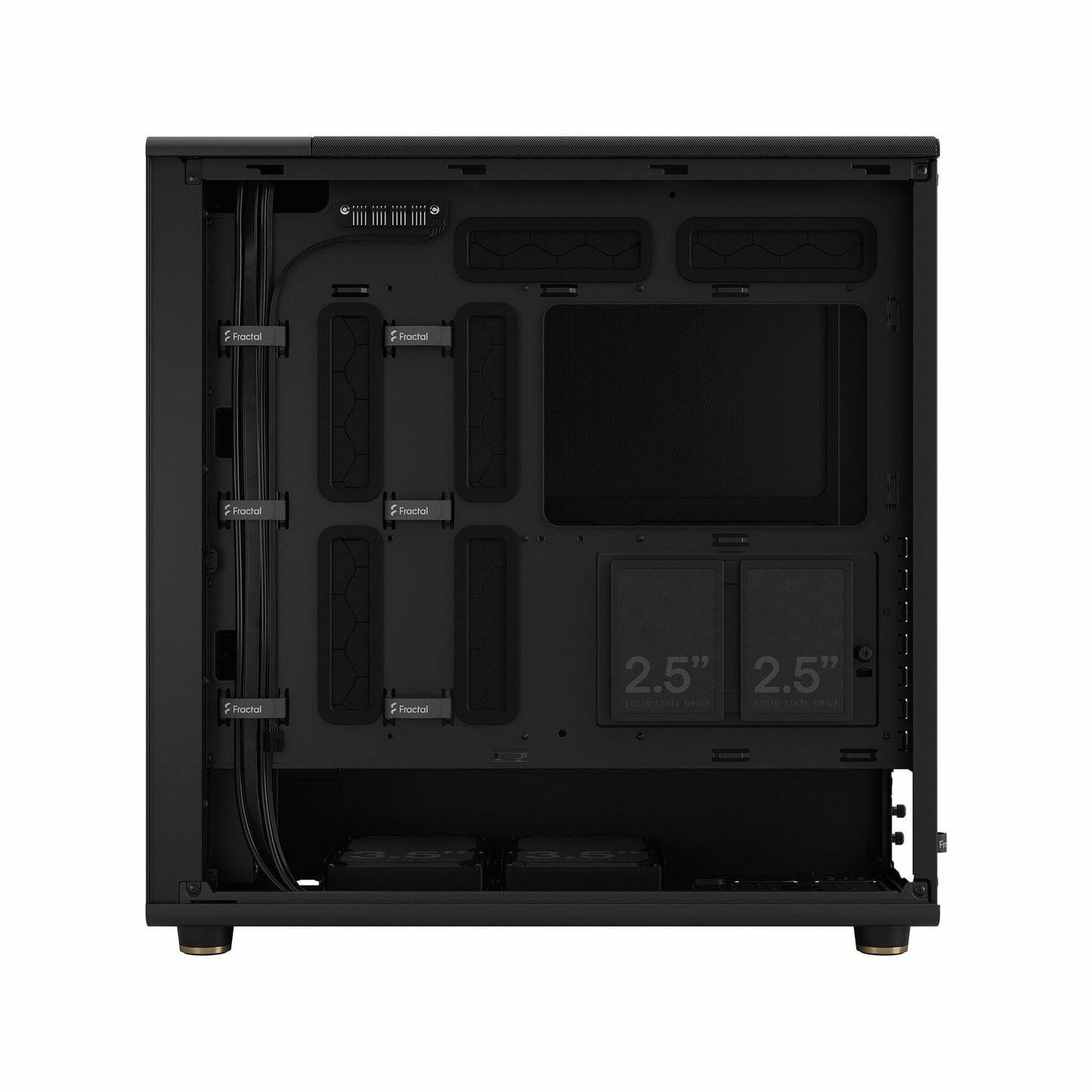 Fractal Design FD-C-NOR1X-01 datorväskor Midi Tower Svart, Kol
