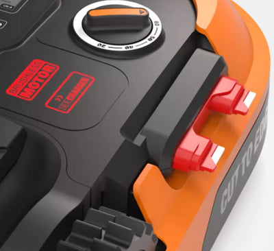 WORX WR167E gräsklippare Robotgräsklippare Batteri Svart, Orange
