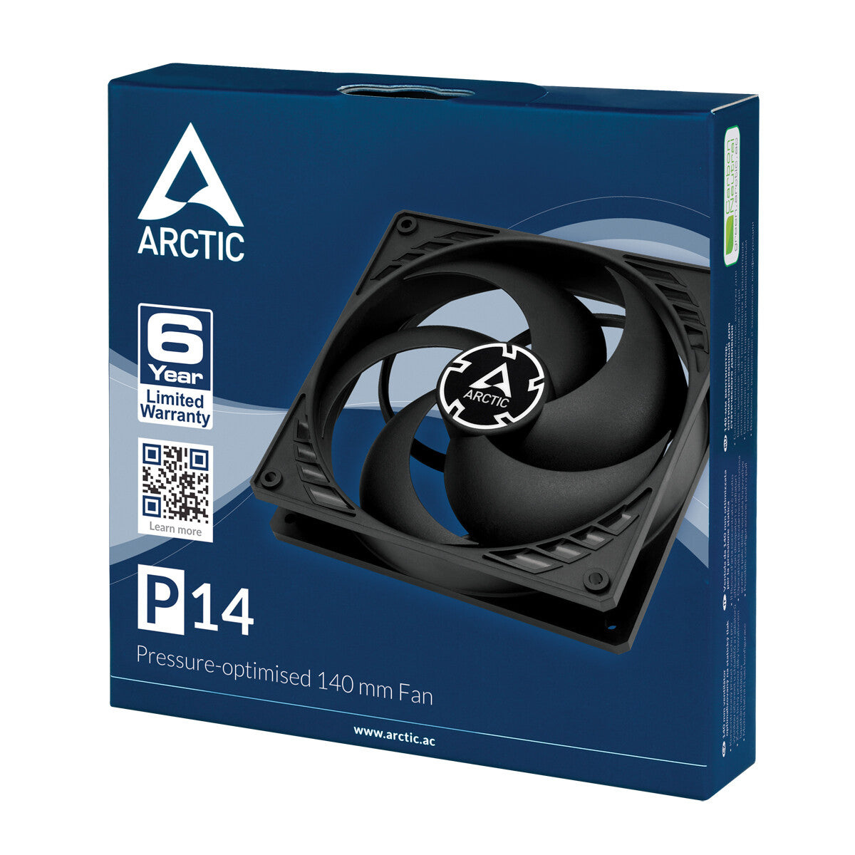 ARCTIC P14 Datorväska Fan 14 cm Svart