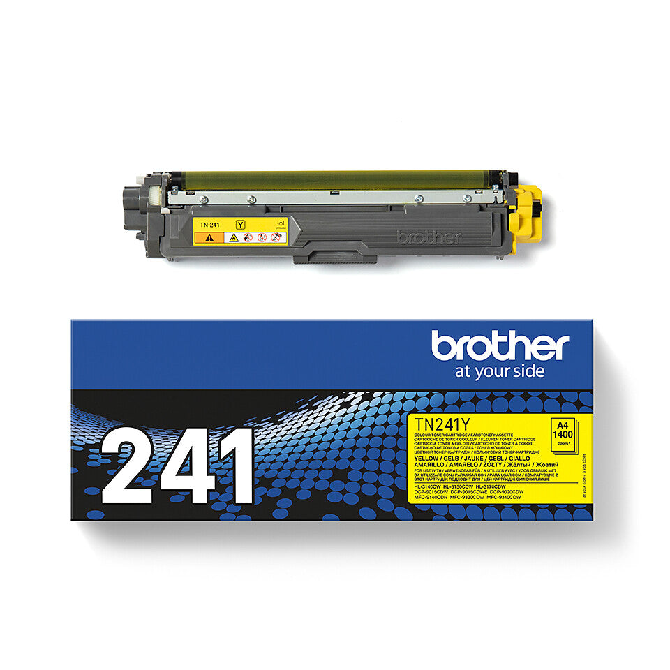 Brother TN-241Y Tonerkassett 1 styck Original Gul
