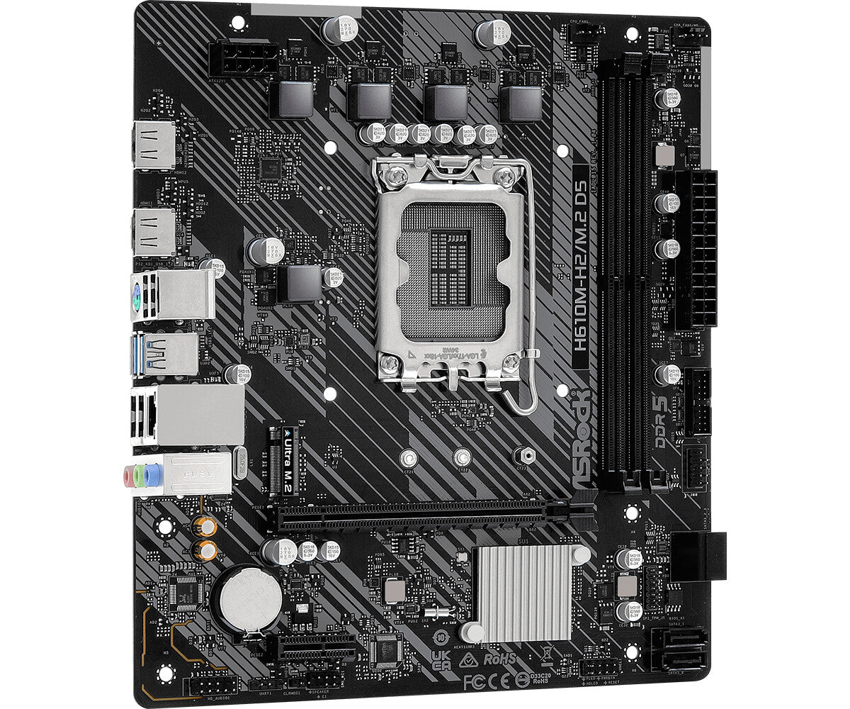 Asrock H610M-H2/M.2 D5 Intel H610 LGA 1700 micro ATX