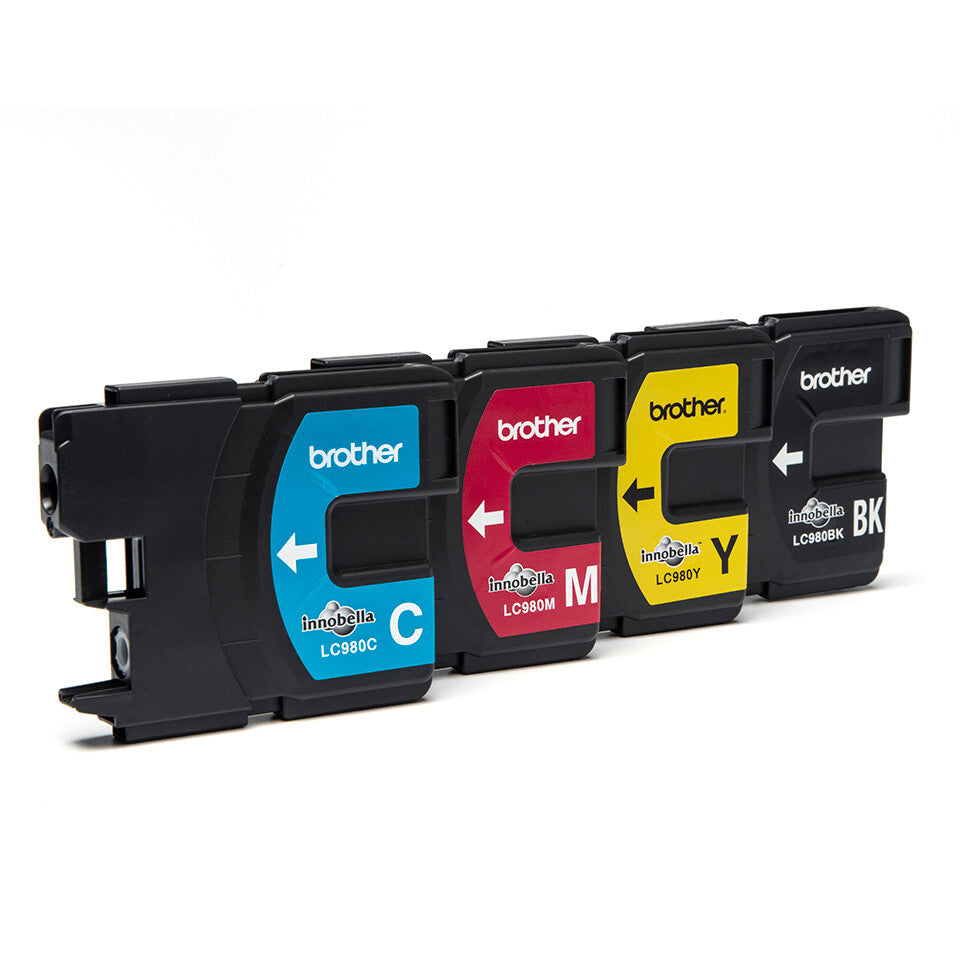 Brother LC-980VALBPDR bläckpatroner 4 styck Original Svart, Cyan, Magenta, Gul