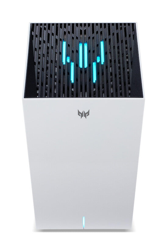 Acer Predator Connect T7 Wi-Fi 7 trådlös router Gigabit Ethernet Triband (2,4 GHz/5 GHz/6 GHz) Vit