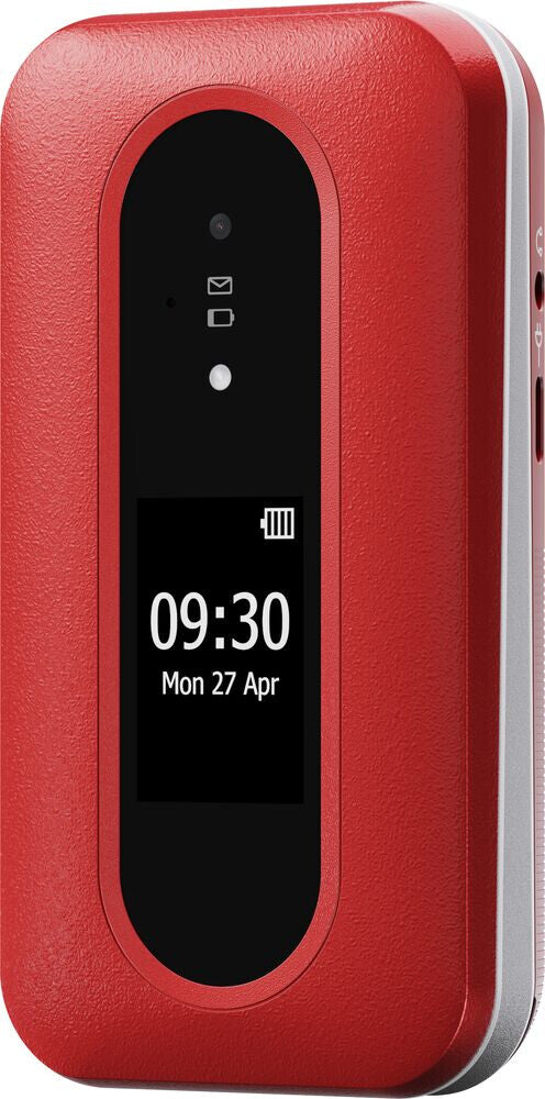 Doro Leva L31 7,11 cm (2.8") 142,7 g Röd, Vit Funktionstelefon