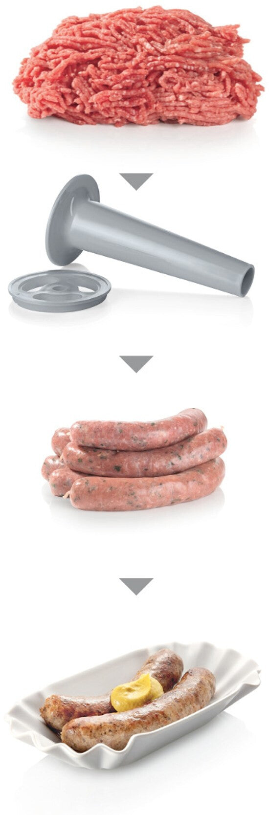 Bosch MFW68660 köttkvarn 800 W Svart, Krom