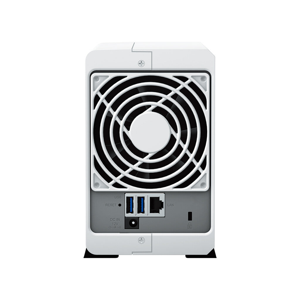 Synology DiskStation DS223J NAS- & lagringsservrar Skrivbord Realtek RTD1619B 1 GB DDR4 DiskStation Manager Vit