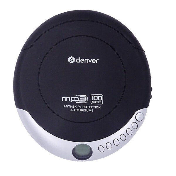 Denver DMP-391 Bärbar CD-spelare Svart, Grå