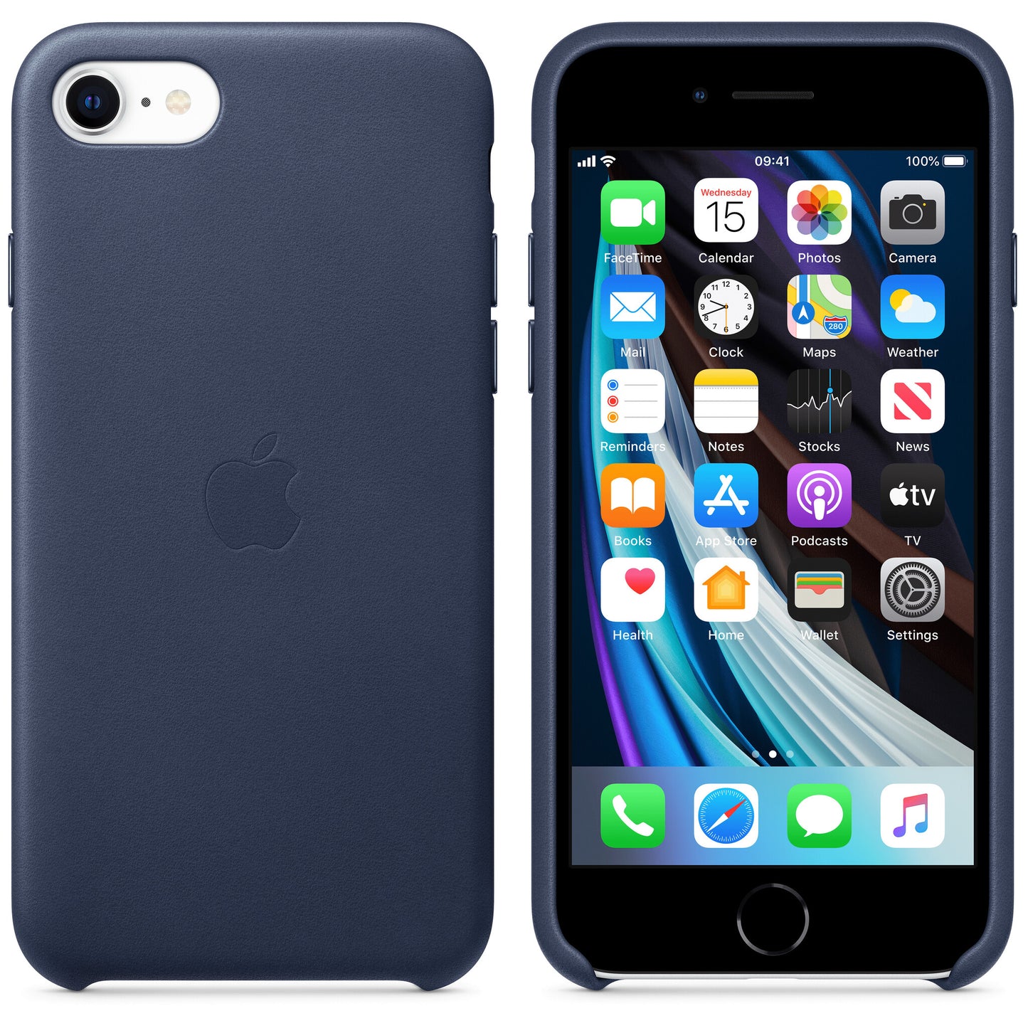 Apple MXYN2ZM/A mobiltelefonfodral 11,9 cm (4.7") Omslag Blå