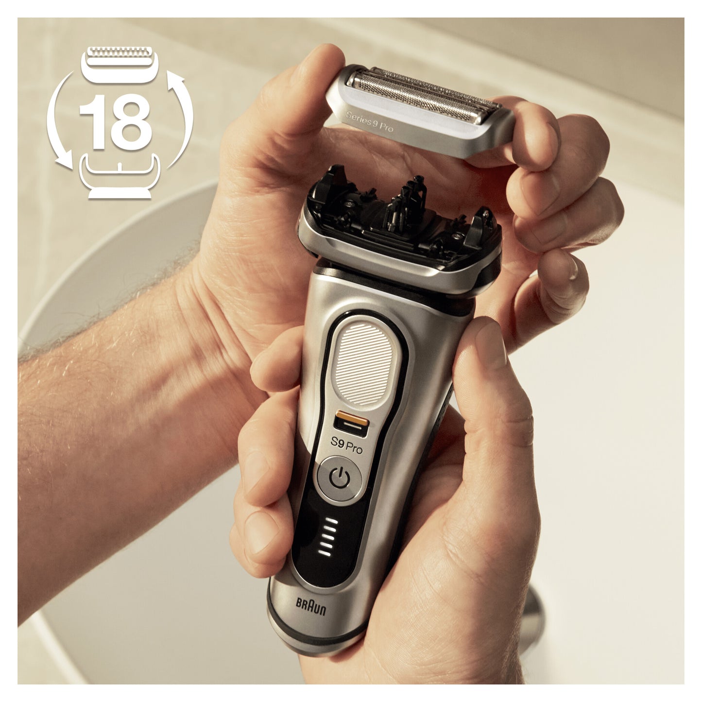 Braun Series 9 81747657 rakningstillbehör Rakhuvud